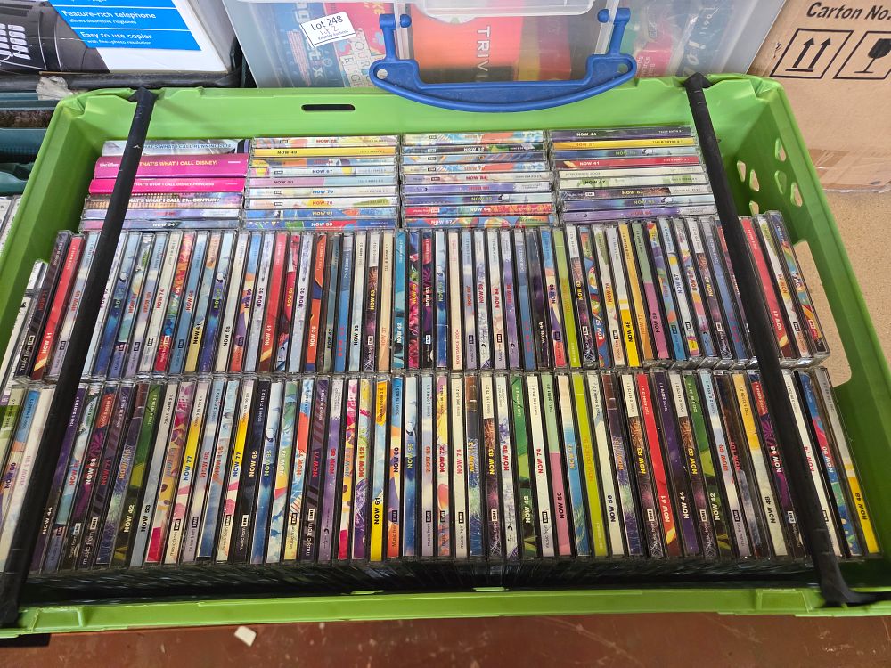 Lot 389 – A Collection of over 130 NOW Thats What I Call Music! Compilation Compact Discs