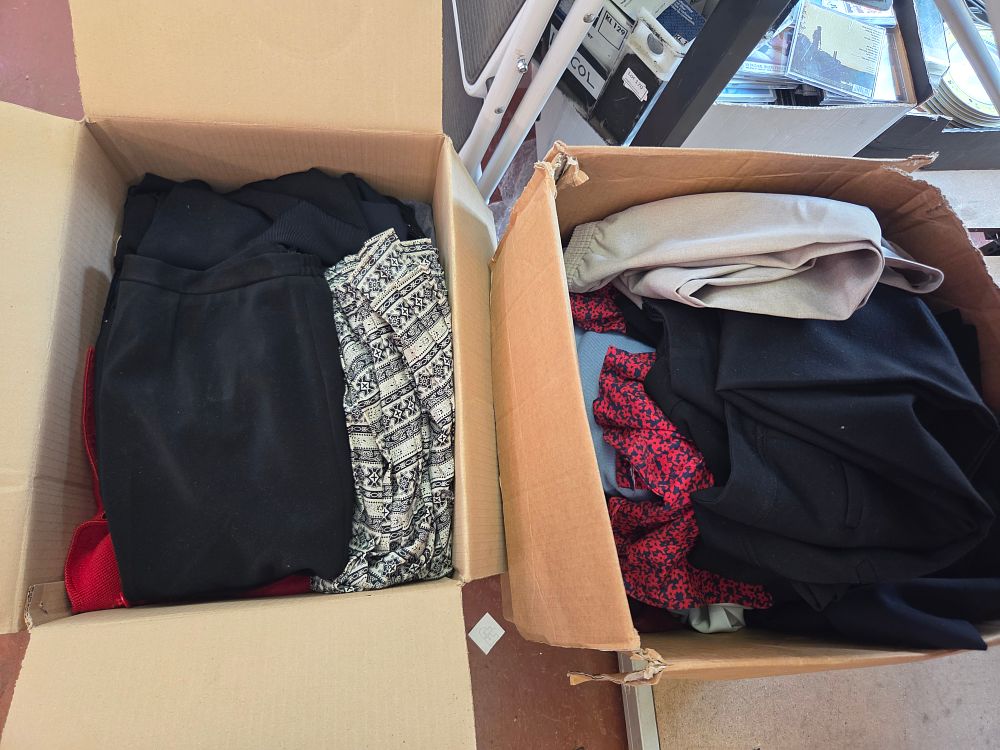 Lot 162 – A Collection of Assorted Ladies’ Clothing in Two Boxes