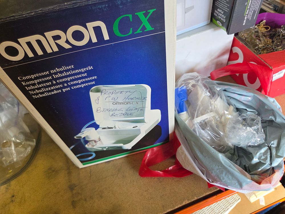 Lot 194 – Omron CX Compressor Nebuliser System with Accessories