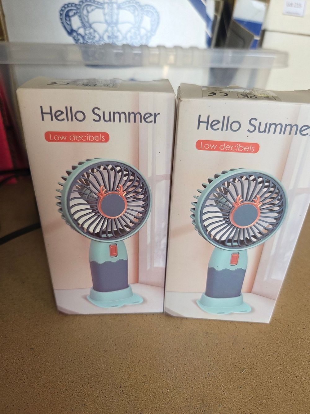 Lot 223 – A Pair of Hello Summer Portable Handheld Mini Fans