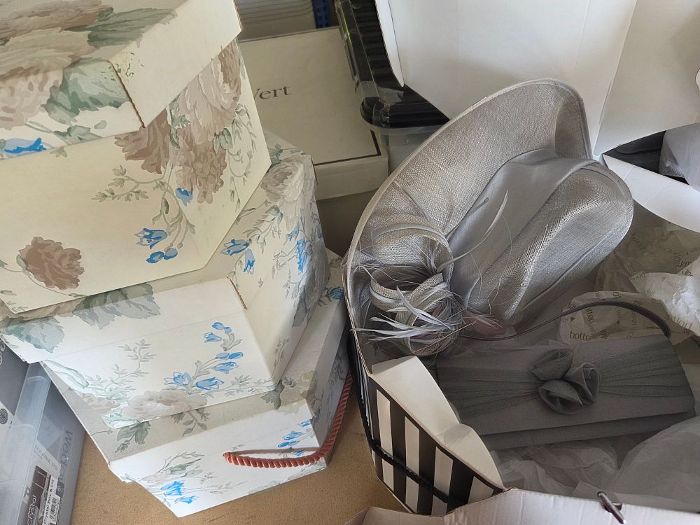 Lot 229 – A Collection of Ladies Occasion Accessories and an Assortment of Decorative Storage Boxes