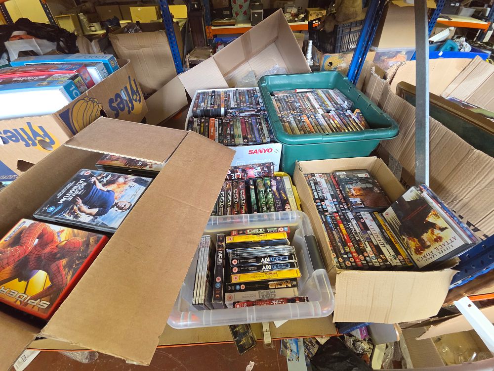 Lot 235 – A Large Collection of Assorted DVDs and Television Series Box Sets