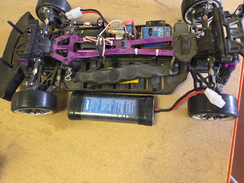 Lot 255 – HSP Flying Fish Redcat Racing Lightning STK 1/10 Scale 4WD Electric Drift Car Chassis