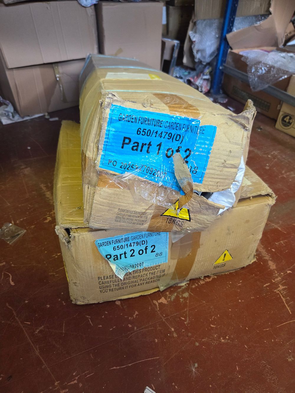Lot 303 – A Boxed Garden Furniture Gazebo