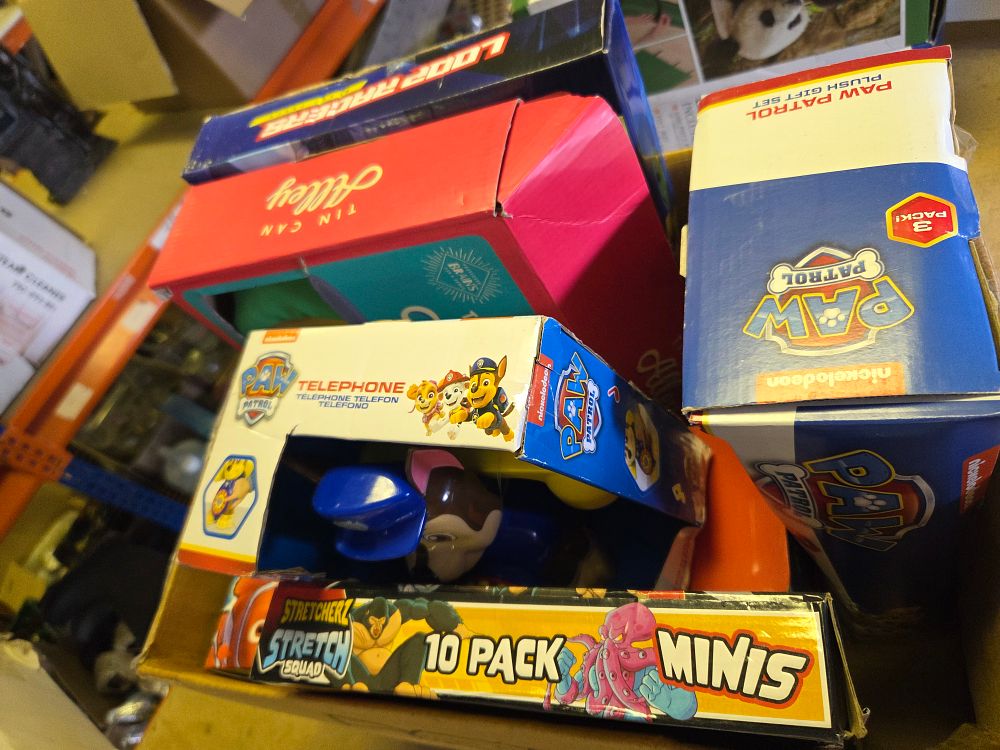 Lot 311 – A Group of Boxed Contemporary Character Toys including Paw Patrol and Stretcherz