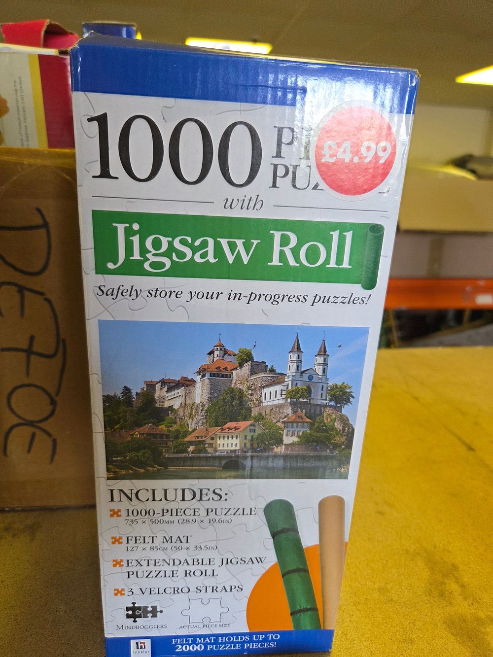 Lot 313 – A Hinkler Mindbogglers 1,000-Piece Jigsaw Puzzle with Storage Roll System