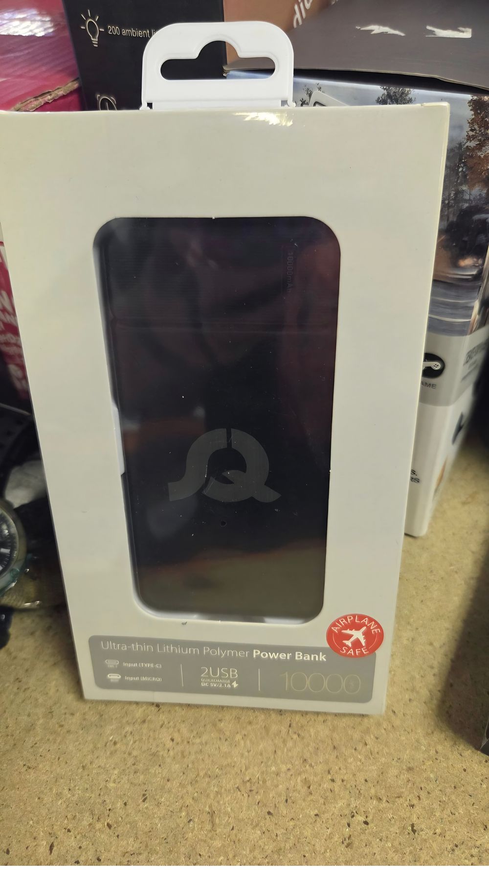 Lot 342 – SQ 10,000mAh Ultra-thin Lithium Polymer Power Bank