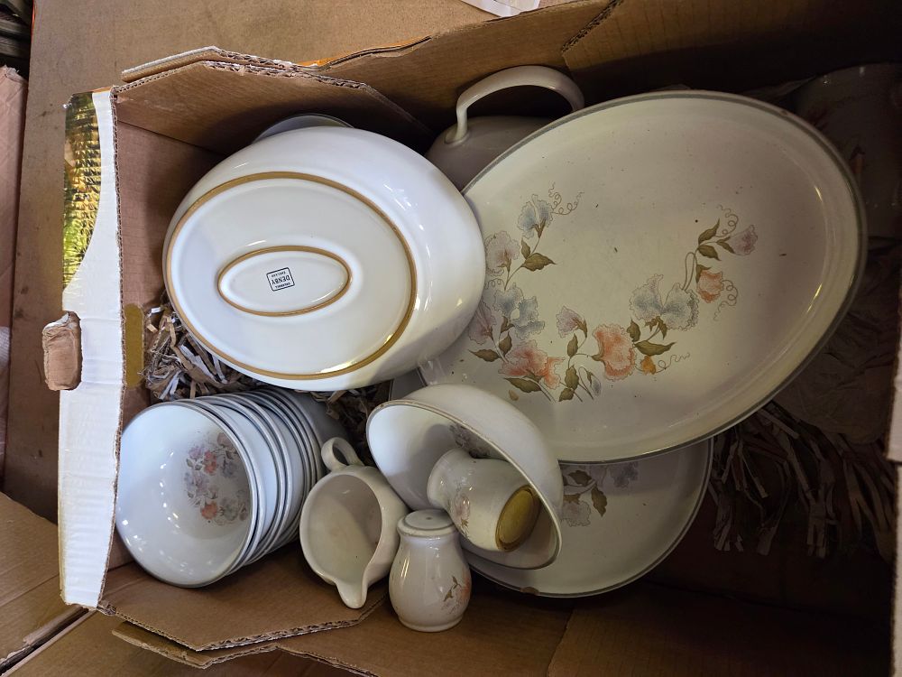 Lot 347 – A Collection of Denby Stoneware Dinner and Tea Wares in the Sweet Pea Pattern