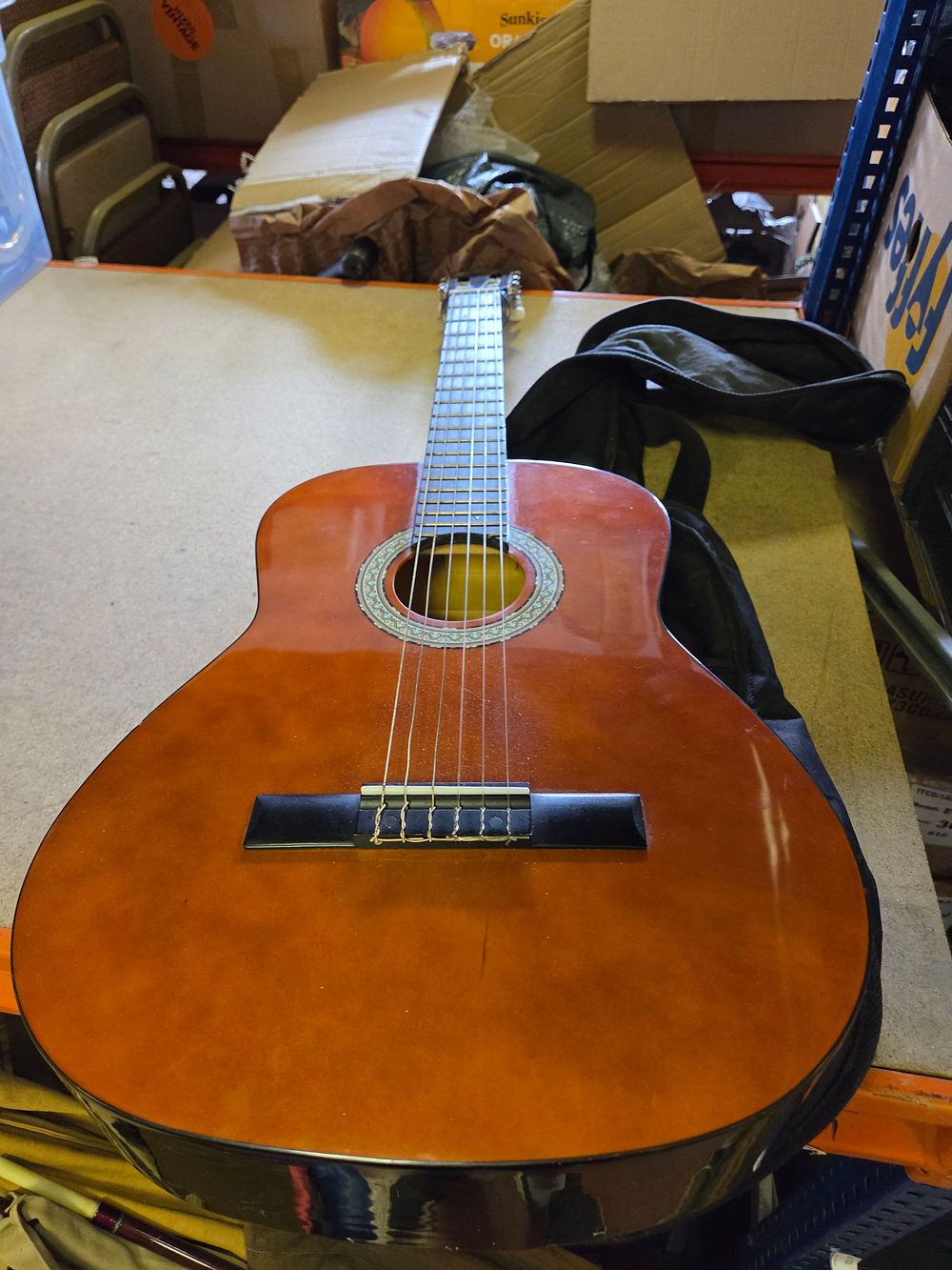 Lot 384 – Clifton Classical Acoustic Guitar with Gig Bag