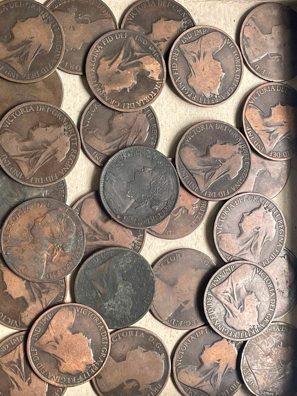 Lot 634 – A Collection of UK Queen Victoria Veil and Bunhead Coins