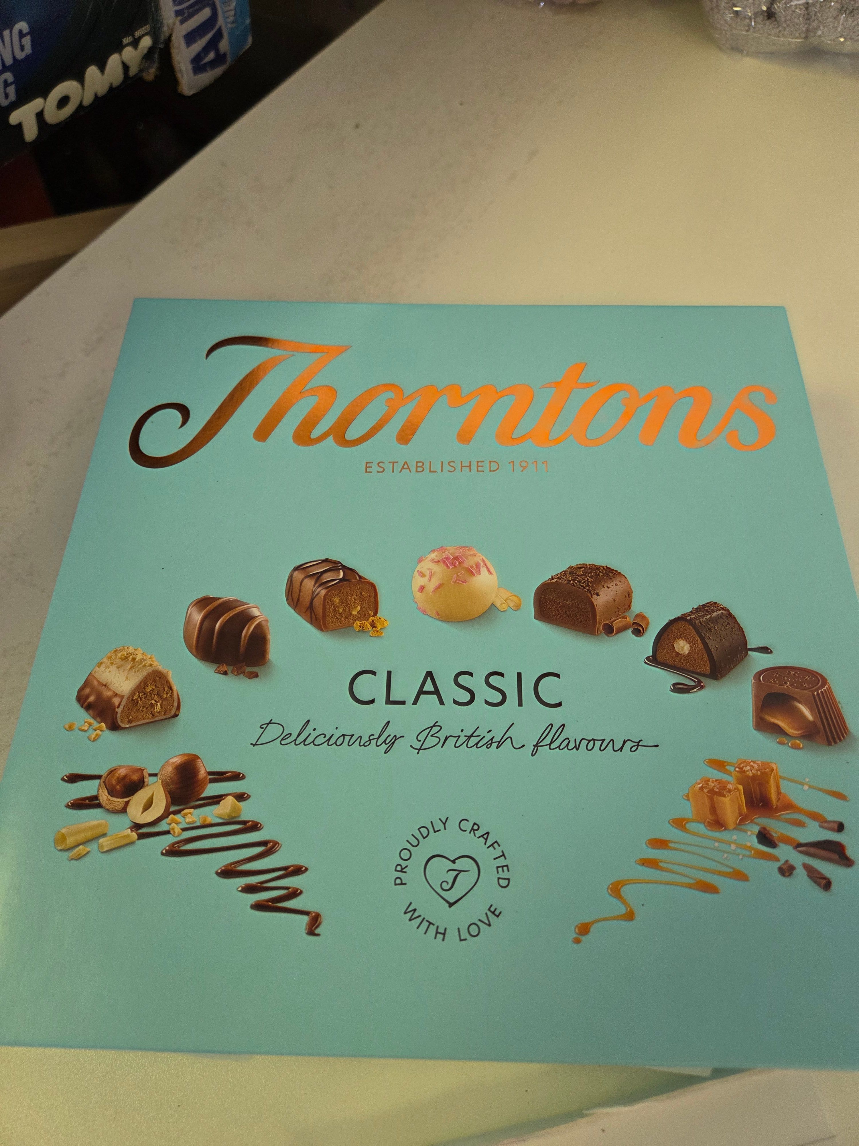 Thorntons Classic Collection Milk Dark and White Chocolate Gift Box