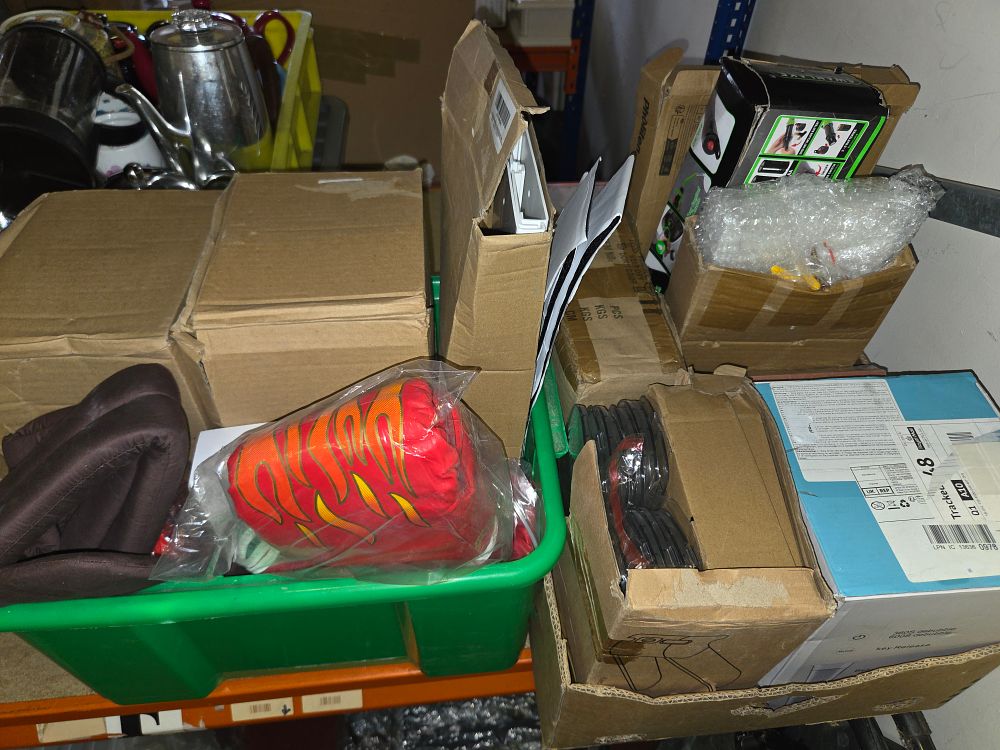 Lot 170 – Two Boxes of Mixed General Merchandise Including Philips and Kitchenware