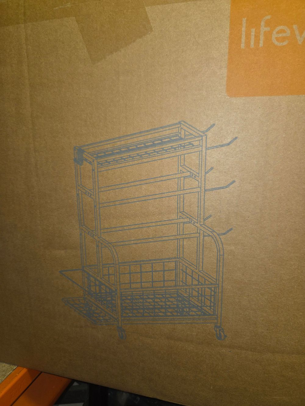 Lot 172 – Lifewit Multi-Tiered Mobile Storage Rack