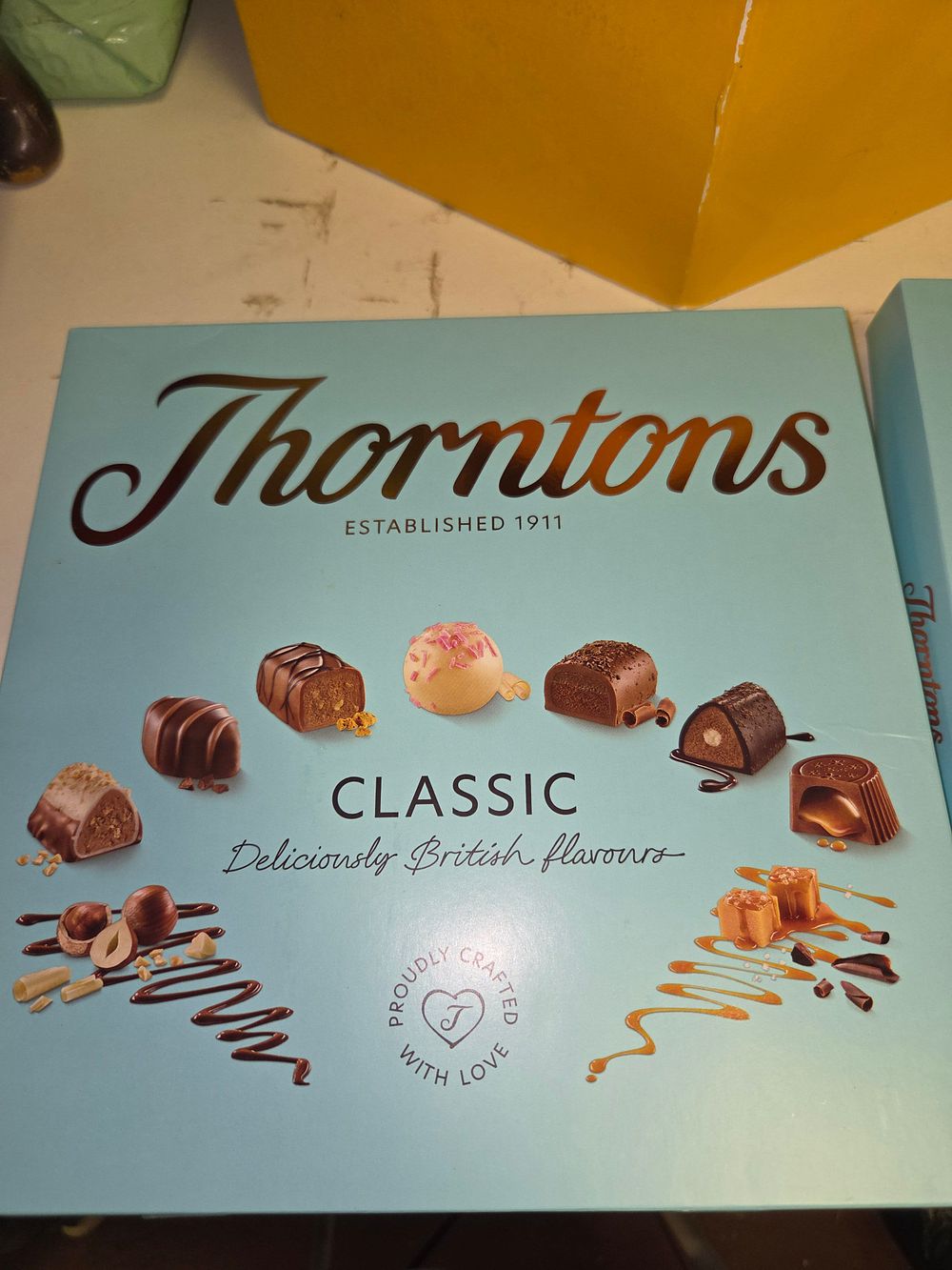Lot 213 – Box of Thorntons Classic Chocolate Collection