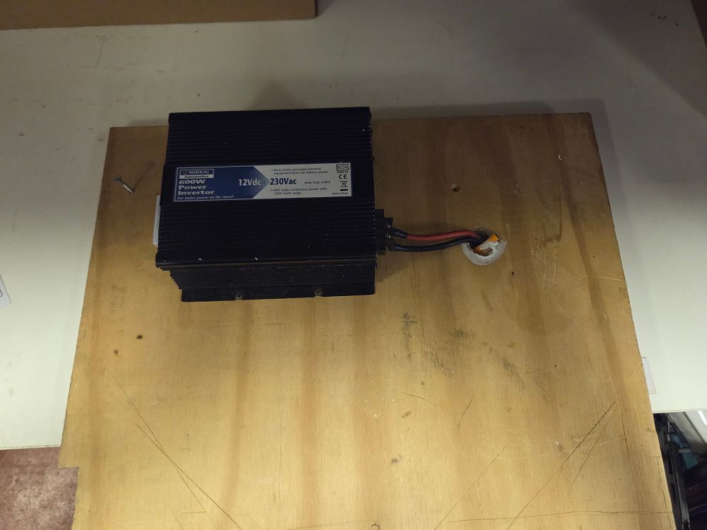 Lot 235 – One Nikkai A18FG 600W Power Invertor untested