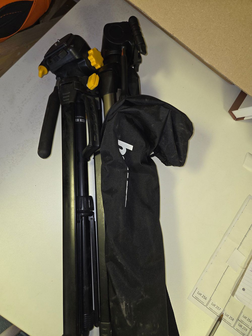 Lot 254 – Two Tripods Including Hama Tripod and Carrying Bag