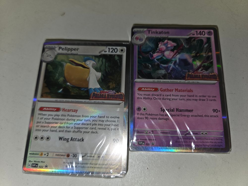 Lot 271 – Two Packs of Prerelease Pokémon Promotional Cards.