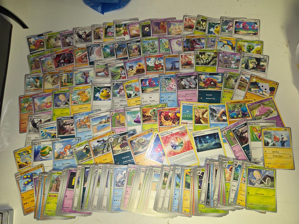 Lot 272 – A Collection of Pokémon Collectable Trading Cards Including Scarlet, Violet, Sword and Shield
