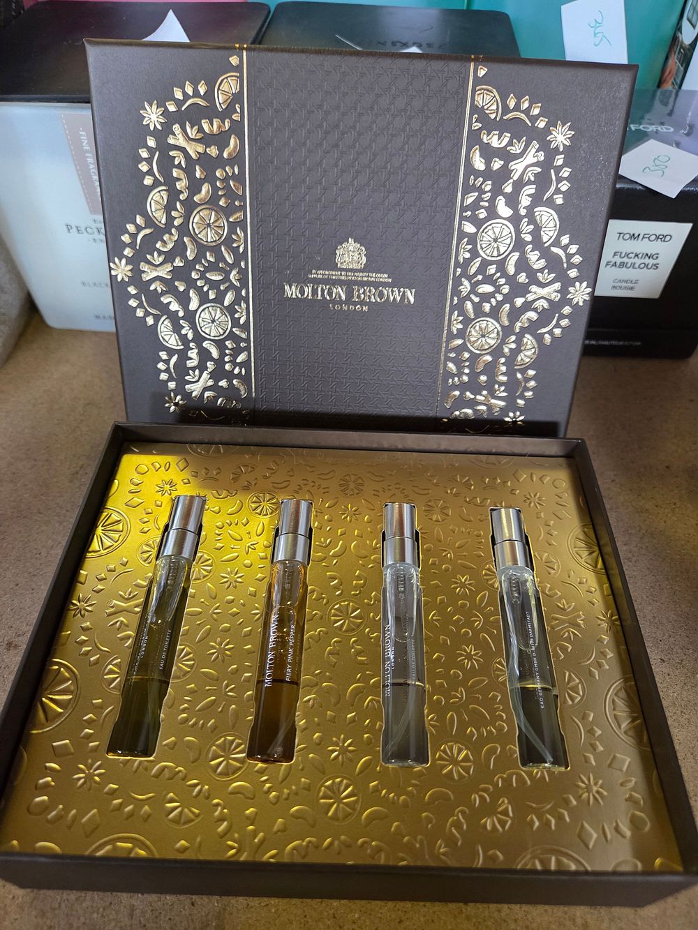 Lot 292 – A Set of Molton Brown London Eau de Toilette Travel Fragrances