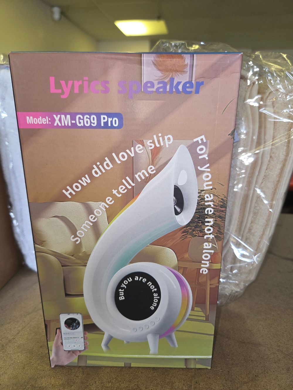 Lot 239 – Wireless Lyrics Speaker XM-G69 Pro