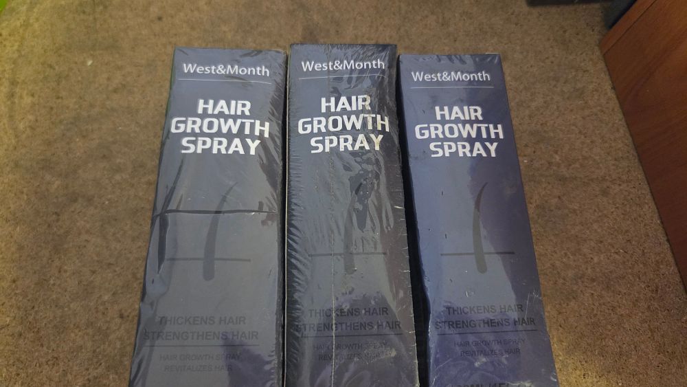 Lot 187 – A Trio of West&Month Hair Growth Sprays, 30ml Each