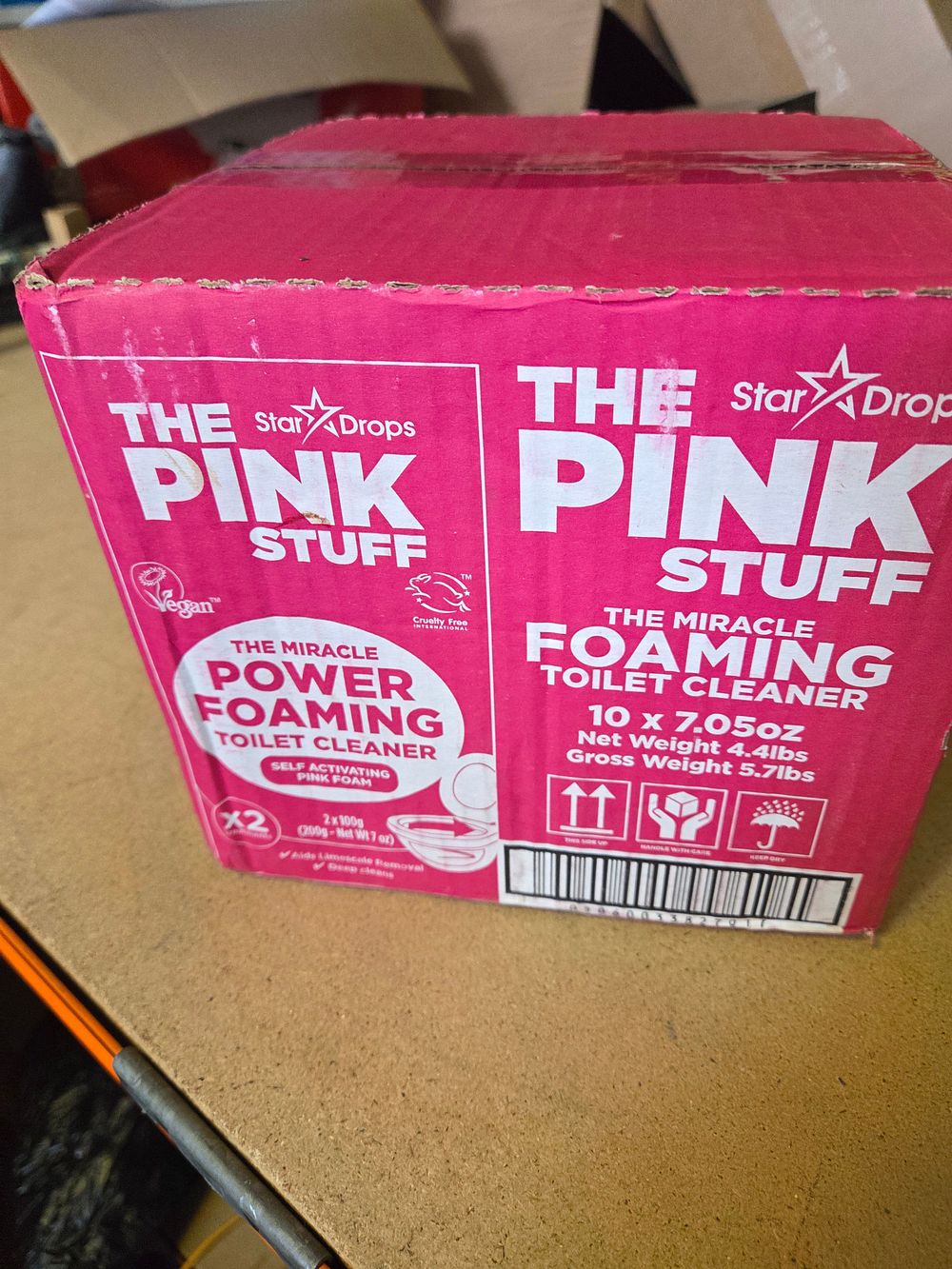 Lot 248 – One Box of Ten The Pink Stuff Miracle Foaming Toilet Cleaners