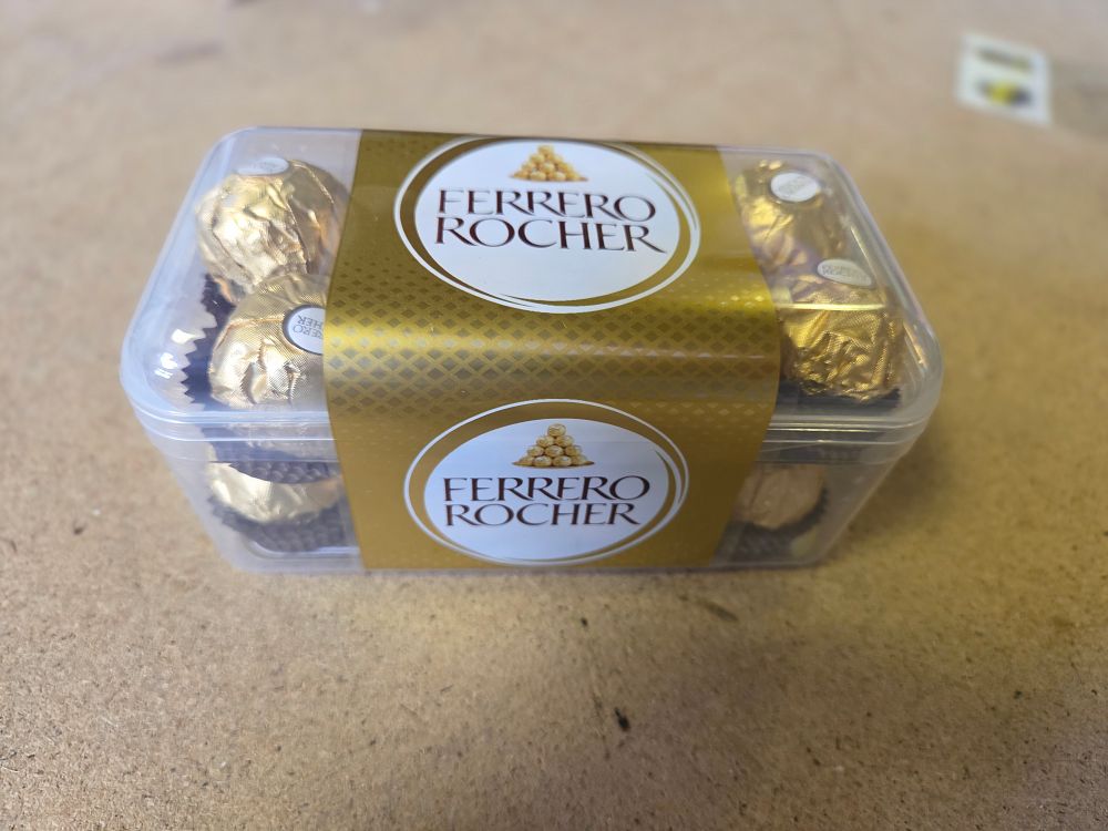 Lot 254 – One Ferrero Rocher Box of Fine Hazelnut Chocolates