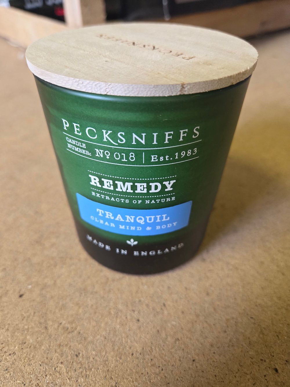 Lot 255 – One Pecksniffs Remedy Tranquil No 018 Jar Candle 7oz