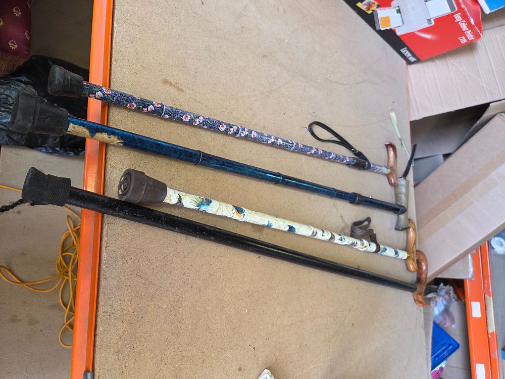 Lot 283 – A Selection of Walking Canes and Aids