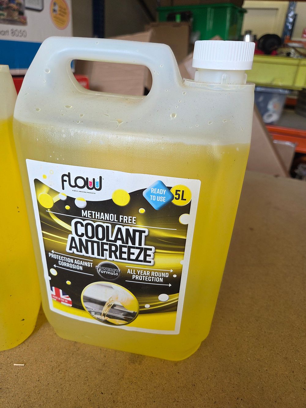 Lot 287 – Flow 5L Methanol Free Coolant Antifreeze