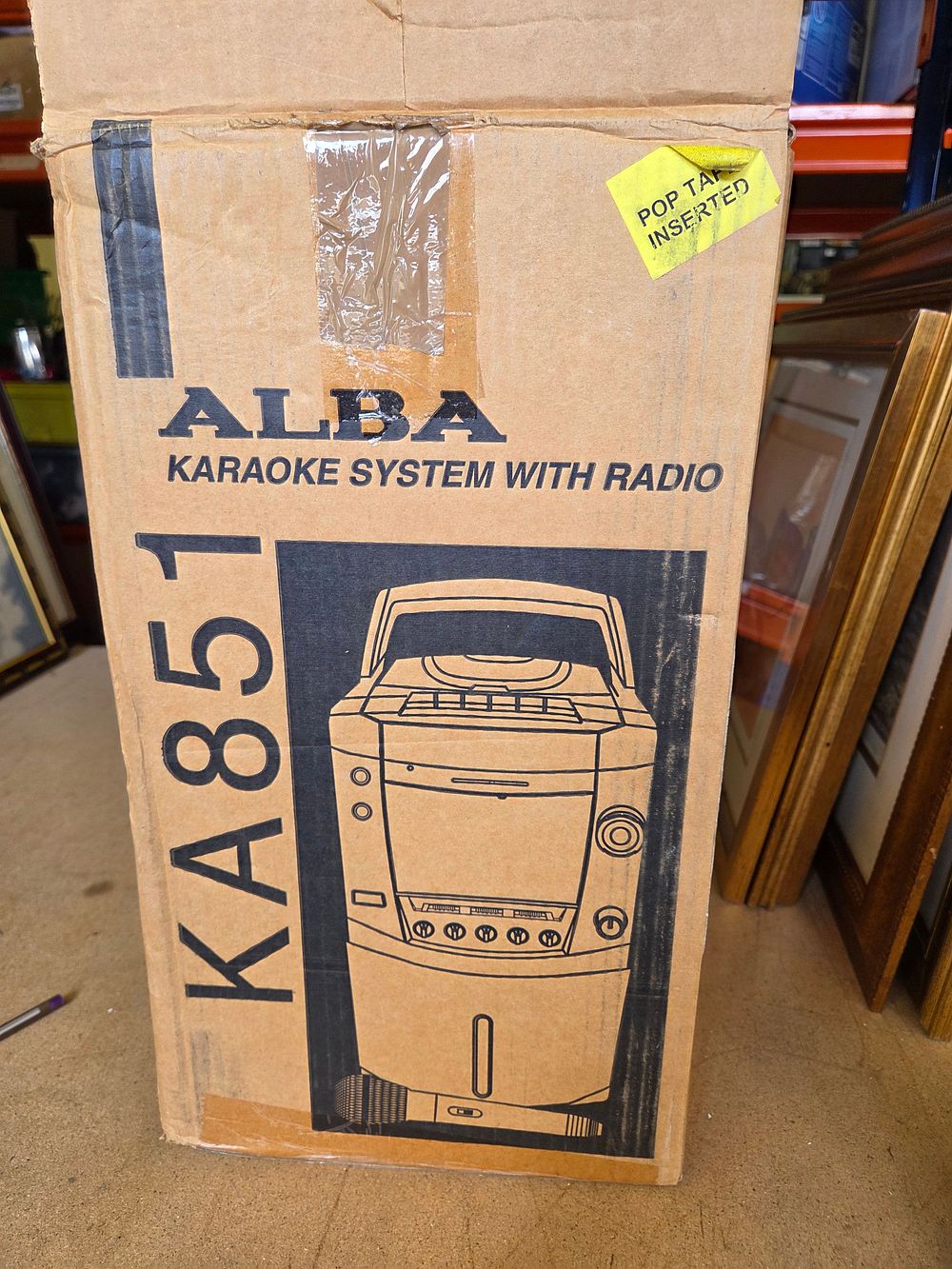 Lot 294 – New Alba KA851 Karaoke System with Radio pop tape w/o