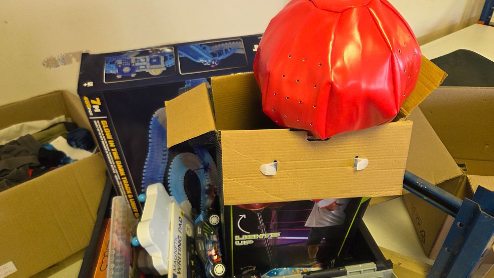 Lot 316 – A Collection of Childrens Toys and Playsets Including a Glow-in-the-Dark Track Set