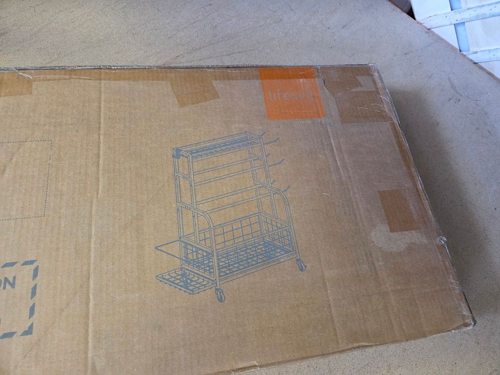 Lot 334 – One Lifewit Rolling Sports Equipment Storage Rack