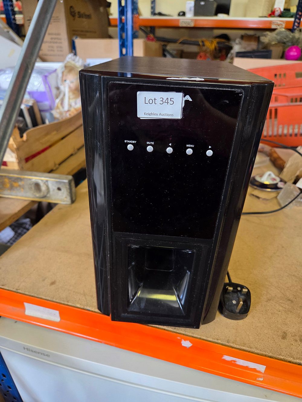 Lot 345 – Subwoofer powers on