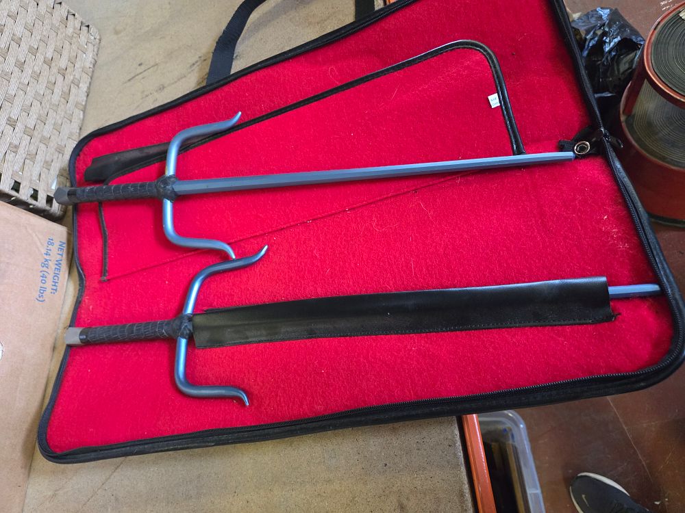 Lot 381 – A Pair of Martial Arts Training Sai