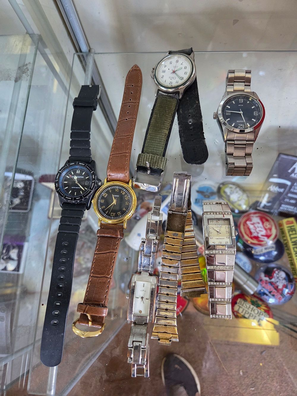 Lot 615 – A Selection of Eight Wristwatches Including Courist Elite Ohsen and Tidemaster