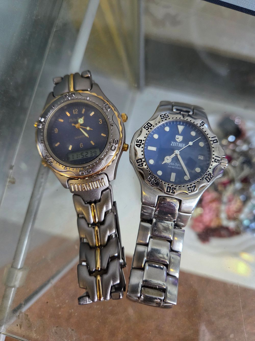 Lot 616 – A Selection of Two Men’s Wristwatches Including Zeitner and Philip Persio