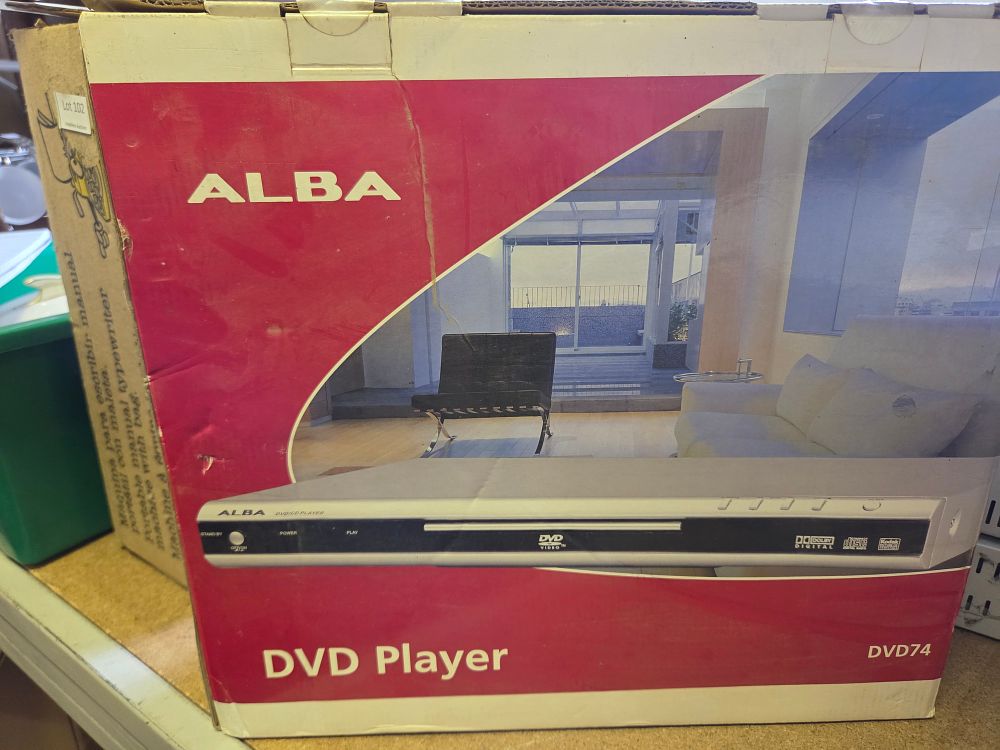 Lot 182 – Boxed Alba DVD74 DVD Player