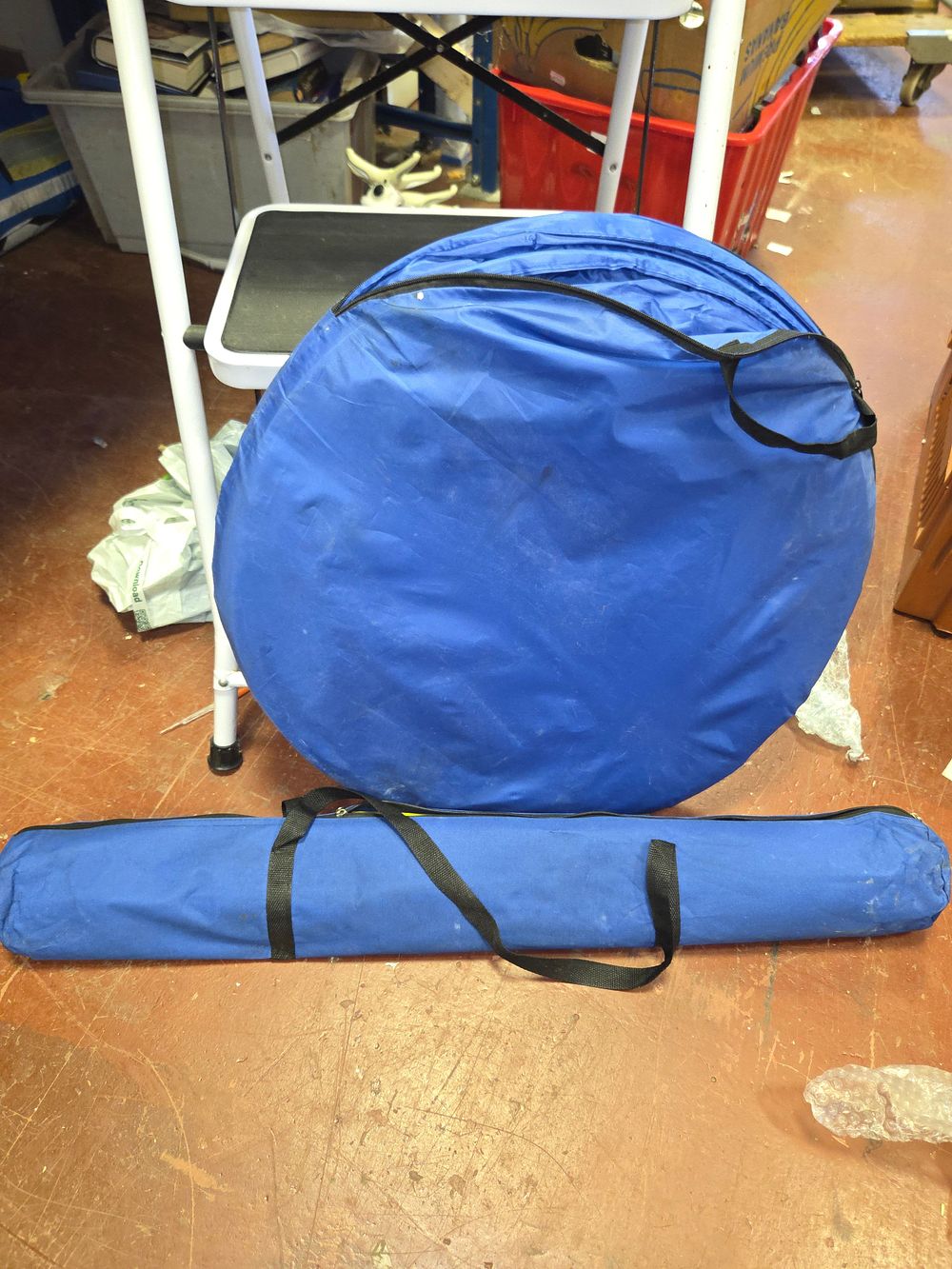Lot 186 – Two Bags of Dog Agility Training Equipment Including Tunnel and Poles