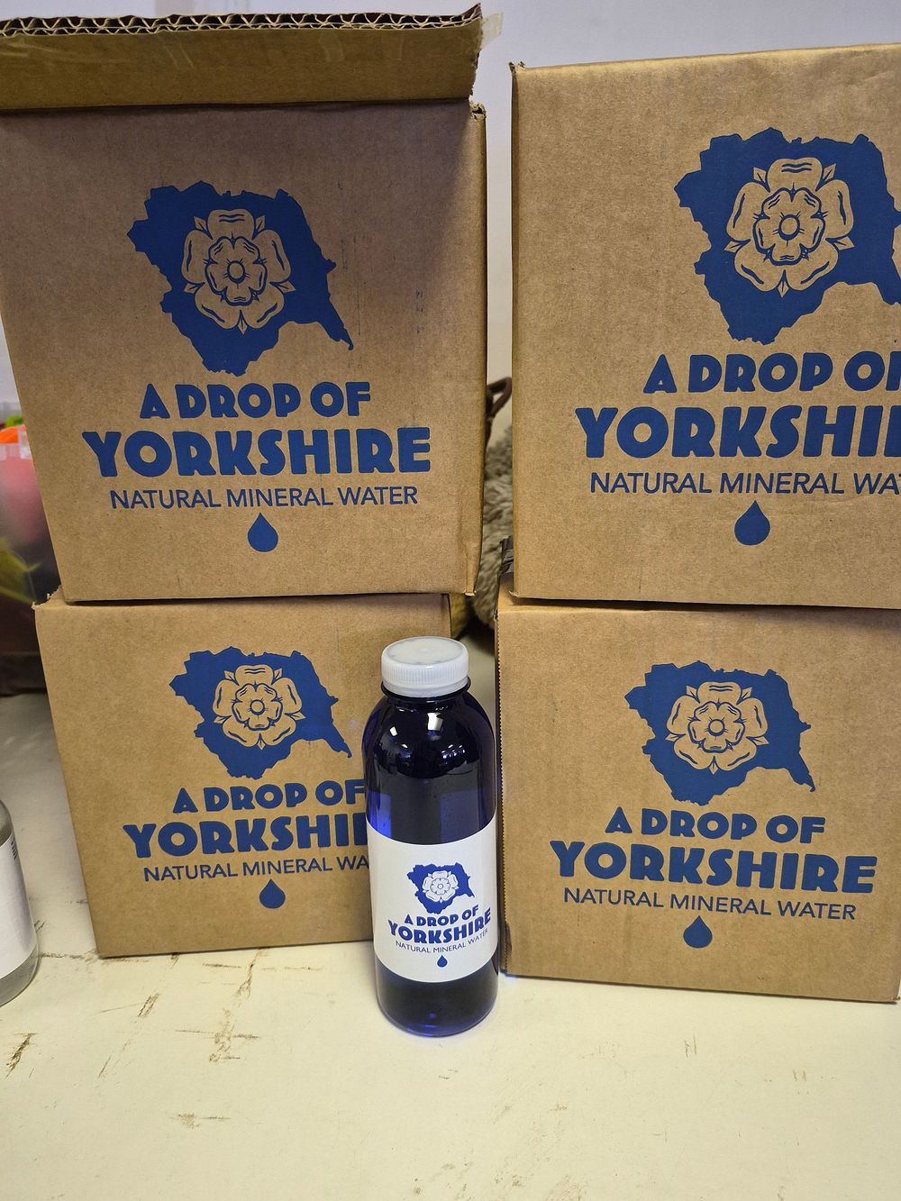 Lot 253 – 24 Bottles of A Drop of Yorkshire Natural Mineral Water