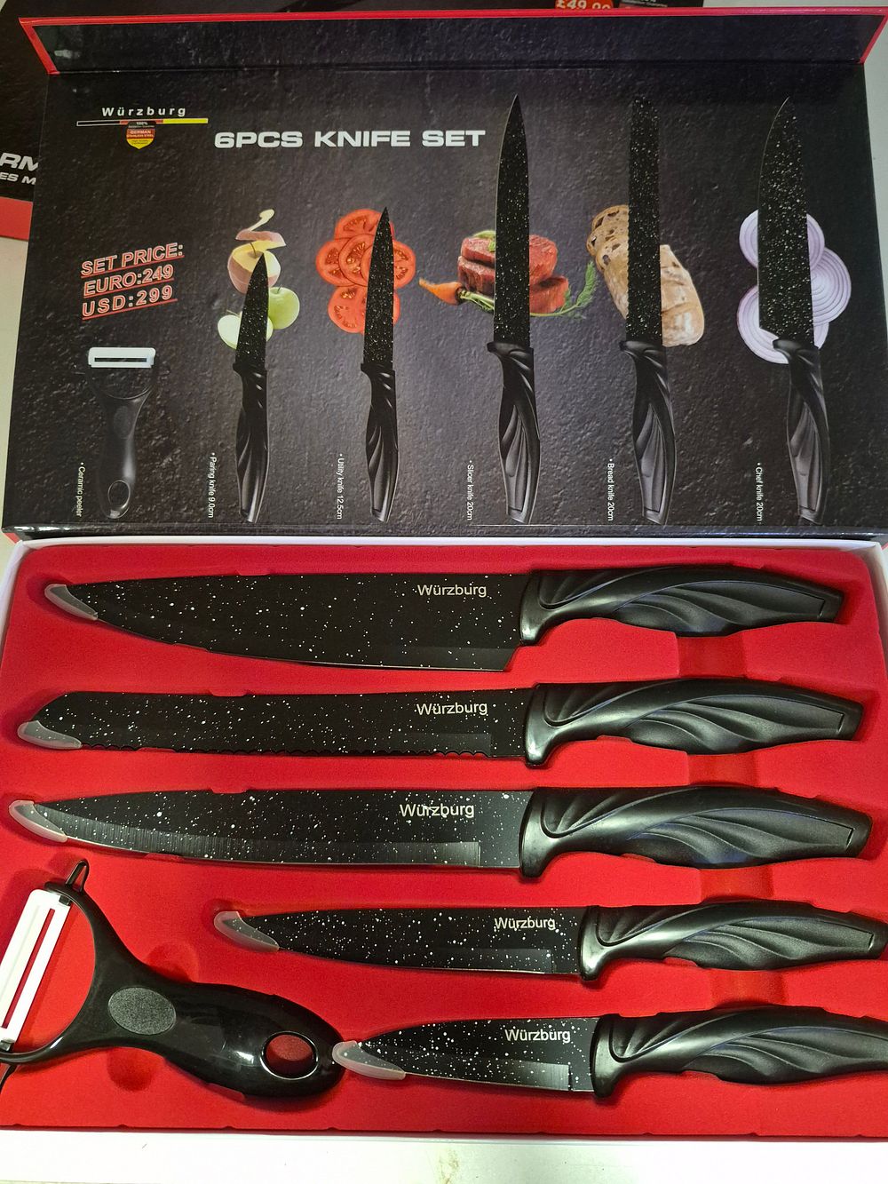 Lot 266 – Würzburg 6pcs Knife Set boxed