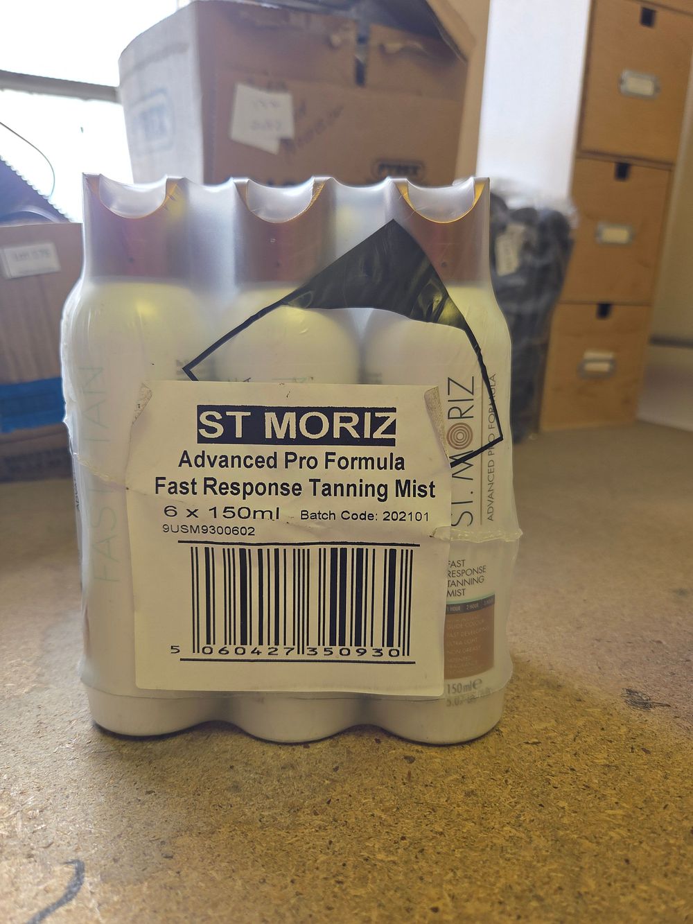 Lot 191 – Six St. Moriz Advanced Pro Formula Fast Response Tanning Mists