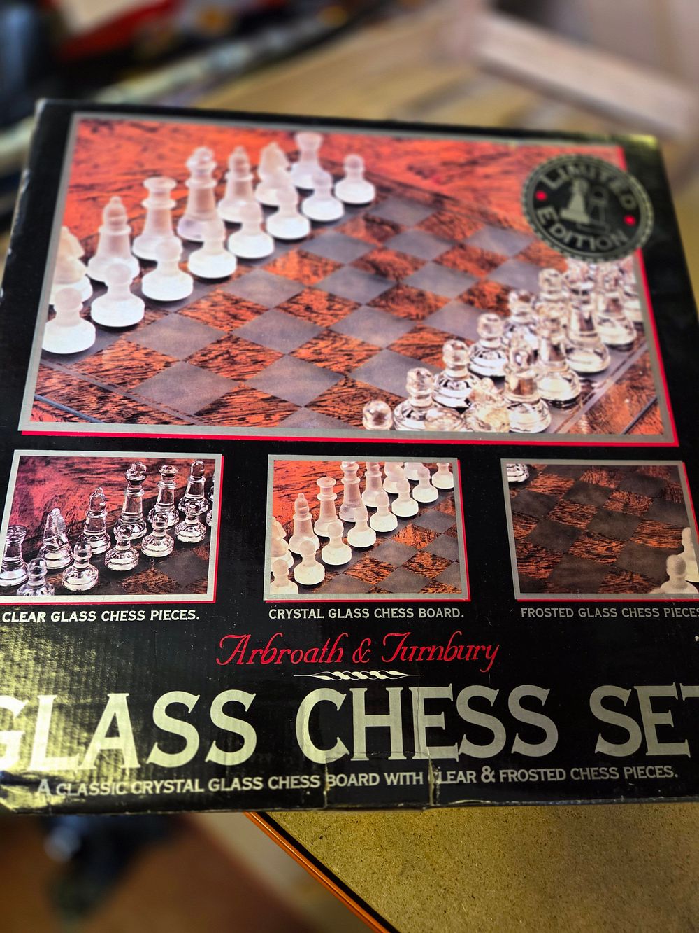Lot 242 – Arbroath & Turnbury Glass Chess Set
