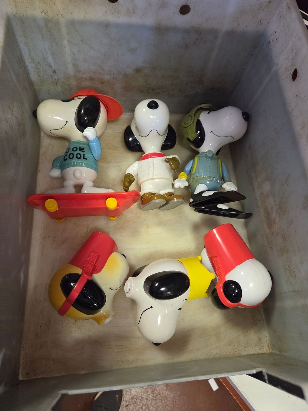 Lot 306 – One Box of Peanuts Snoopy Character Figures Including Joe Cool