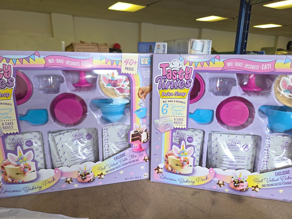 Lot 338 – Two Boxes of Tasty Tinies Unicorn Bakery Packs