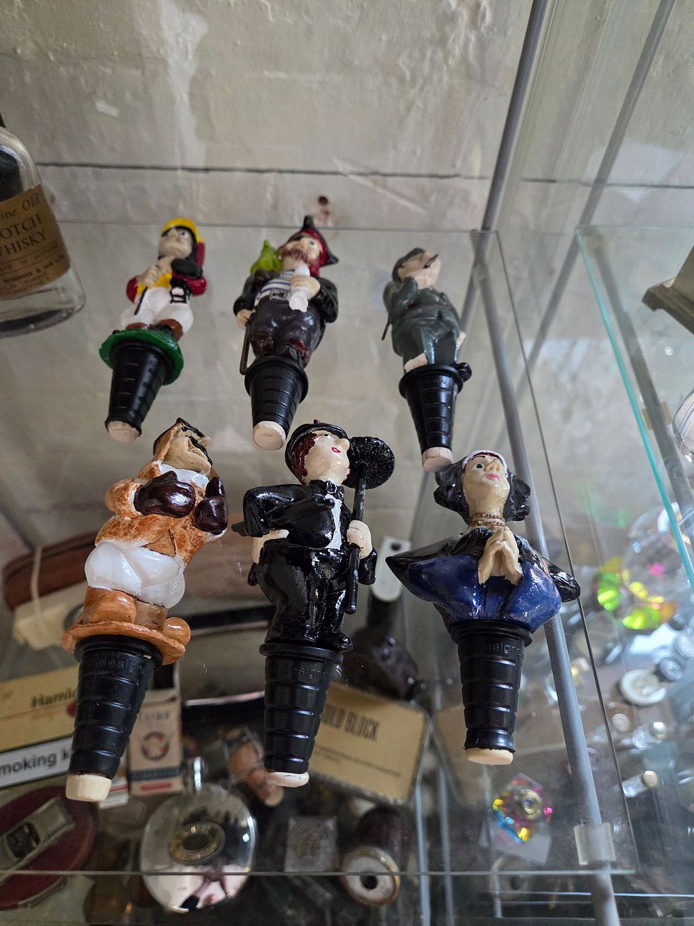 Lot 601 – A Selection of Ceramic Novelty Bottle Stoppers