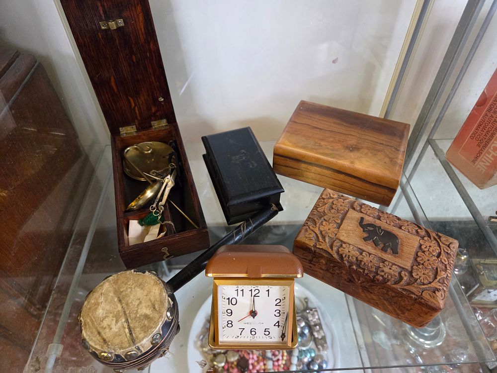 Lot 630 – A Selection of Miscellaneous Collectables Including Westclox and Brass Scales