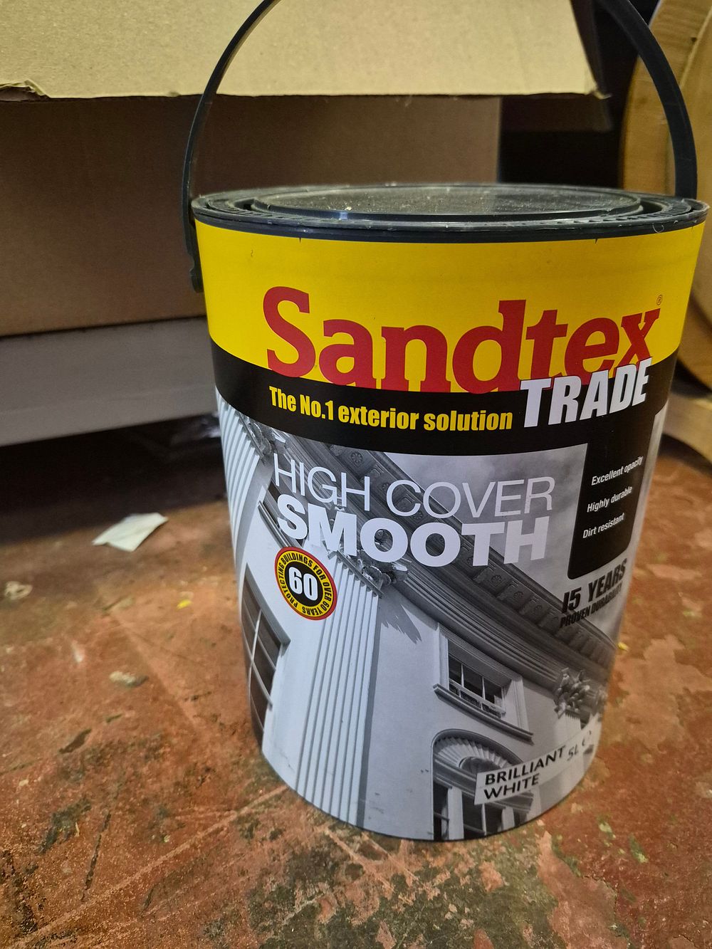 Lot 176 – Sandtex 5l Trade Paint Brilliant White