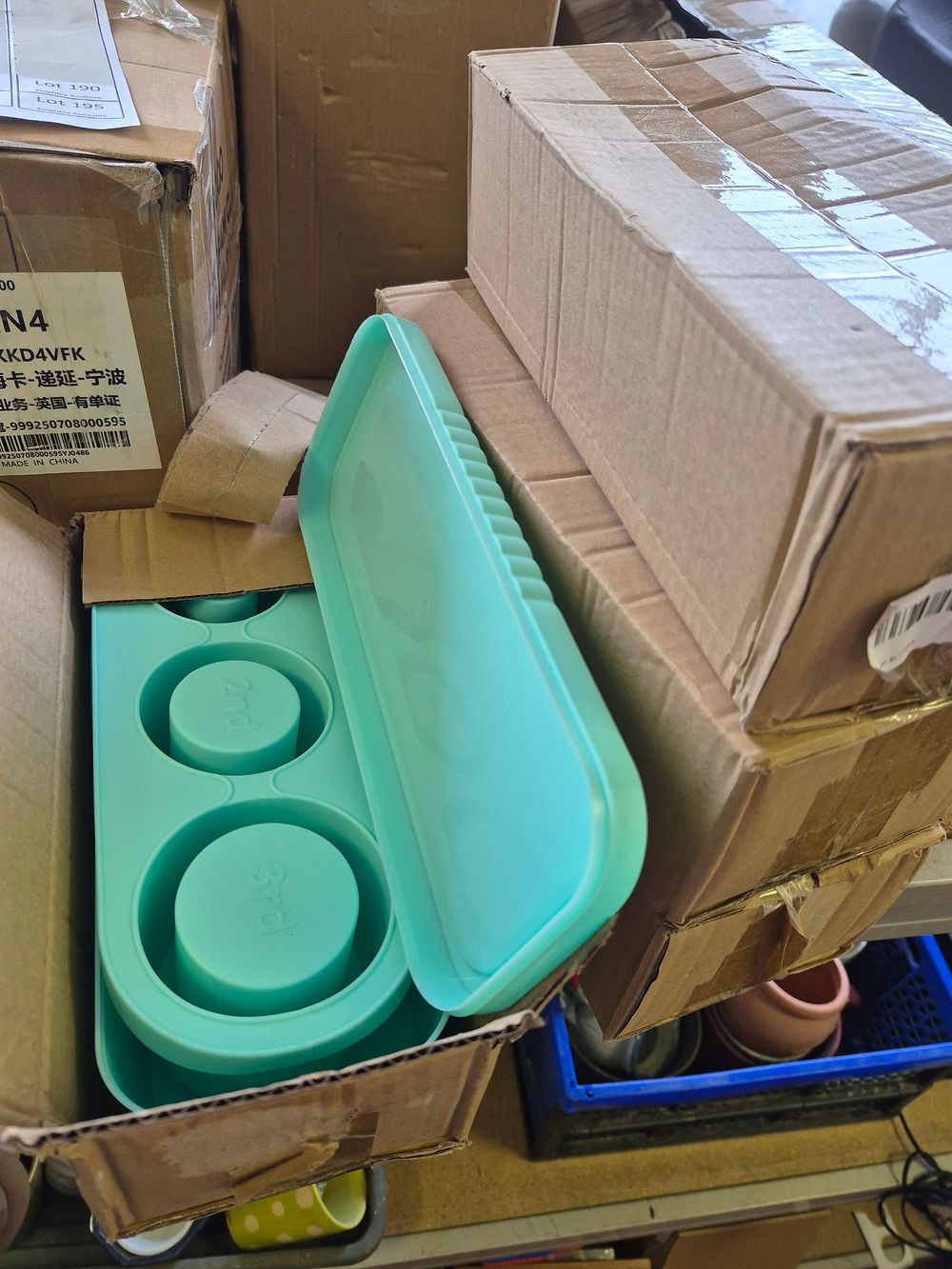 Lot 186 – Four Boxes of Silicone Tiered Moulds amazon returns