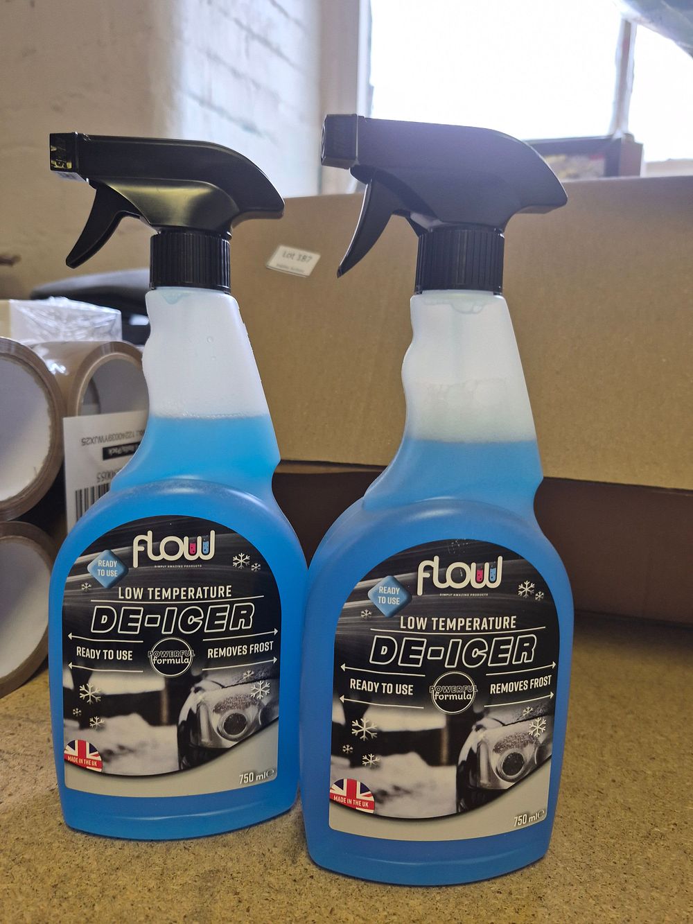 Lot 200 – Two Flow Low Temperature De-Icer Trigger Sprays 750ml